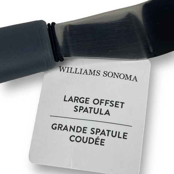 Williams Sonoma Set Of Two One Small And Large Offset Spatulas Gray Handles  - Picture 8 of 12